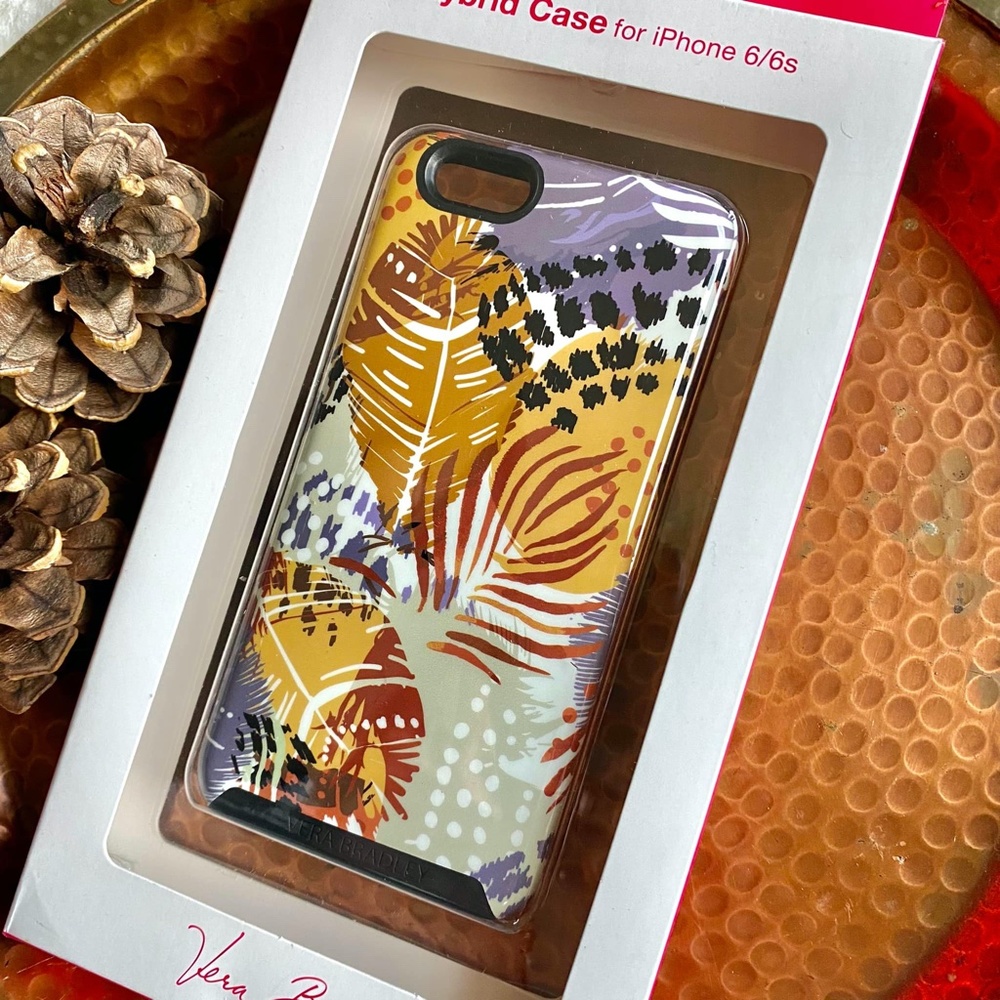 NWT VERA BRADLEY | Classy Boho / Tropical Case for iPhone 6/6S 7 8 & SE Neutral